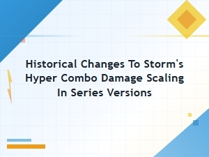 Storm's Hyper Combo Damage Across Series Versions